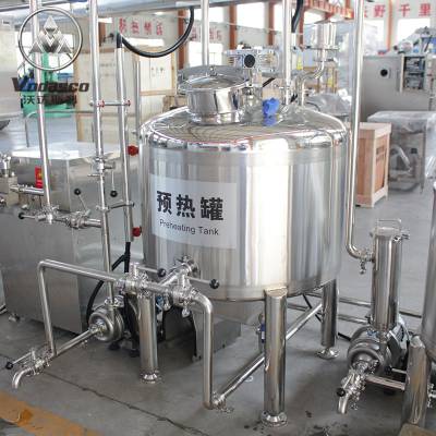 全自动牛奶板式杀菌机 生产线高温巴氏杀菌机果汁饮料杀菌设备