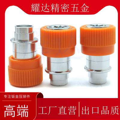 彩色旋钮手拧面板螺钉YD-4C-TS-M4-4T2梅花槽塑胶头松不脱弹簧螺钉