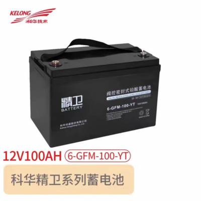 精卫铅酸蓄电池6-GFM-100-YT12v100Ah直流屏UPS电源系统通讯正品