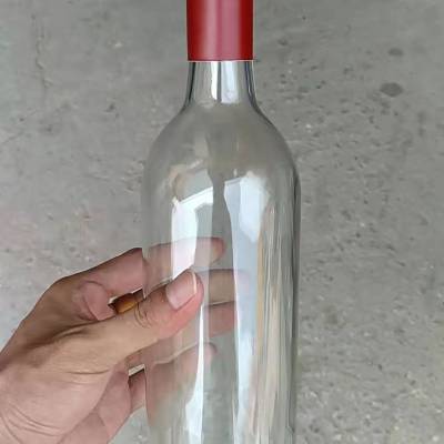 徐州玻璃瓶厂家出口直销加工定制玻璃葡萄酒瓶配套胶帽木塞