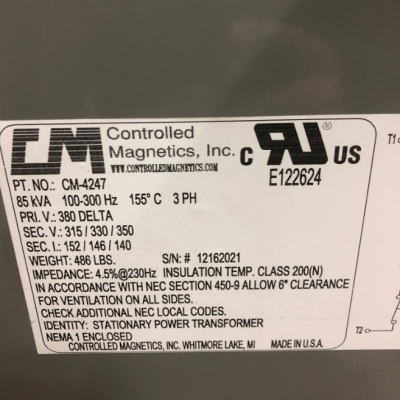 优势供应 Controlled Magnetics 变压器 CM-247