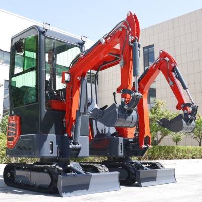 22小型挖掘机久保田动力无尾小挖机工地工程施工破碎微型钩机