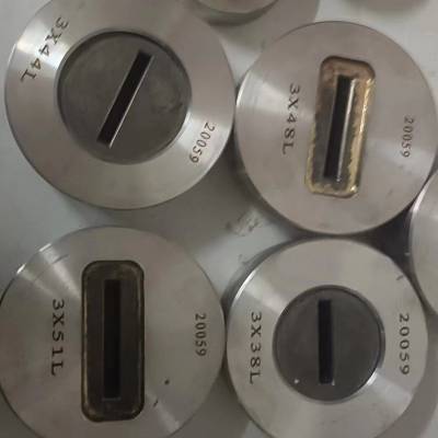 四 川巴 中异形拉丝模具 冷拔铜排模 具 电车线滑轨磨具