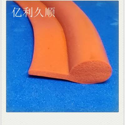 耐高温硅胶发泡密封条 P型9字 烤箱蒸箱专用密封条