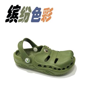 2020新款polliwalks童鞋卡通3D儿童洞洞鞋户外休闲沙滩鞋防滑亲子凉拖鞋春夏