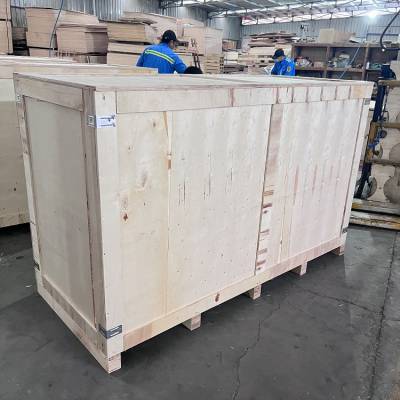 青岛开发区出口木箱 专业定做机械设备木质包装箱 胶合木箱