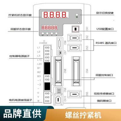 端盖门铰链拧紧设备多种规格 电动伺服拧紧轴 使用寿命较长 博瑞泰