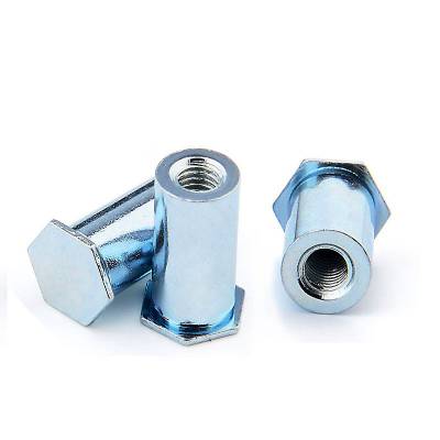 盲孔压铆螺母柱六角压板压装BSO-3.5M3 5.4底孔 BSO-M3 4.2底孔