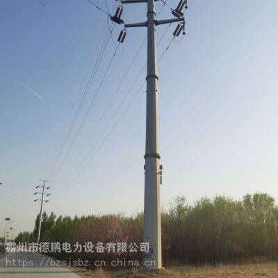 陕西 66kv-110kv 钢管杆 钢管塔厂家定做