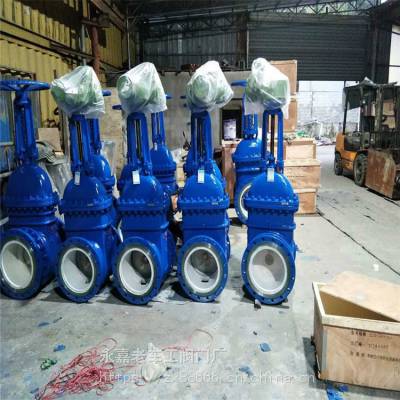 厂家直销 PZ41TC-10C 手动陶瓷排渣阀 法兰连接 碳钢材质 DN50