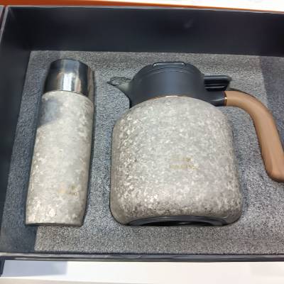 西安热水纯钛壶 华象咖啡保温壶 牌子礼品茶壶批发