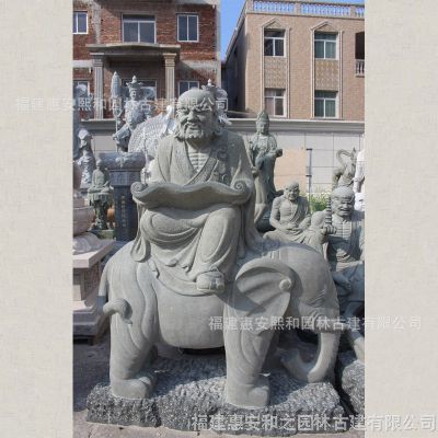 供应天青石十八罗汉佛像雕塑 寺庙古建雕刻品 定做30天 支持混批