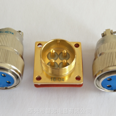 丹阳元二 CX2-4芯40A 大电流 真空气密封接插件