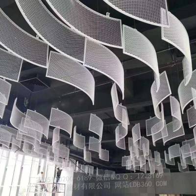 冲孔铝网板特种建材 拉伸铝网板来图定做