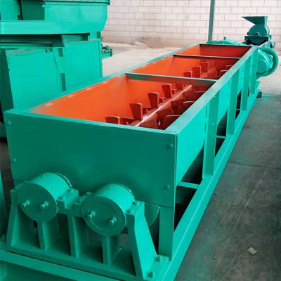 污泥双轴煤泥搅拌设备 有机肥混料机 强力搅拌 产量高