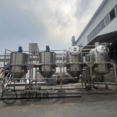 红花籽油生产设备 新疆食用油精炼生产流水线 耀乾机械