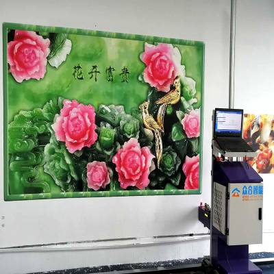 深圳弘彩数码5D墙体彩绘机多少钱一台用来创业行不行