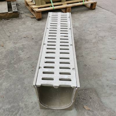 成都成品树脂混凝土排水沟u型槽线性排水槽下水道厨房地沟盖板