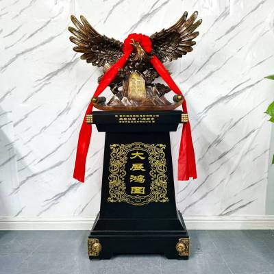 朋友单位开业十年祝贺摆件合作企业乔迁送的礼物落地牛马摆件