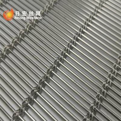 可弯曲隔断网金属软装饰网不锈钢圆环网户外建筑装饰垂帘