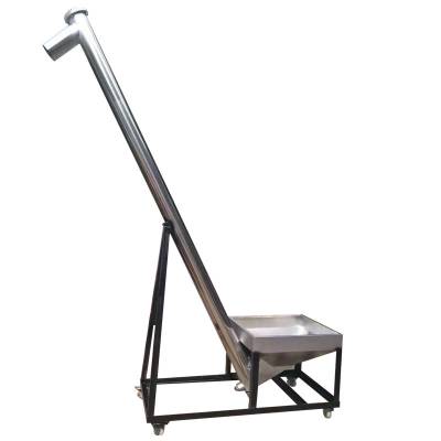 不锈钢料仓螺旋上料机 不锈钢管式螺旋提升机螺杆旋转 上料机厂家