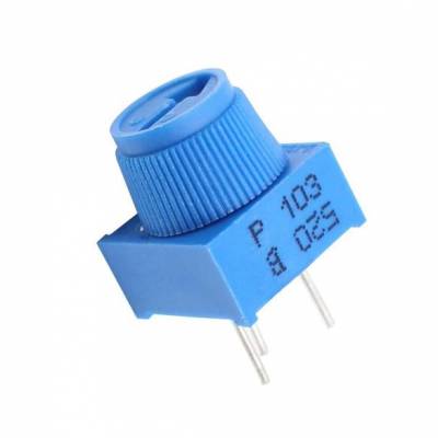 3386MP带旋帽可调电阻直插电位器B50K电位计用于激光调试