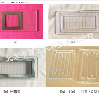 计数框/浮游生物计数框/藻类计数框 有机玻璃 型号 KH055-1ml库号 M16588