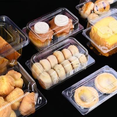 点心包装透明盒子烘焙西点塑料包装盒一次性寿司盒