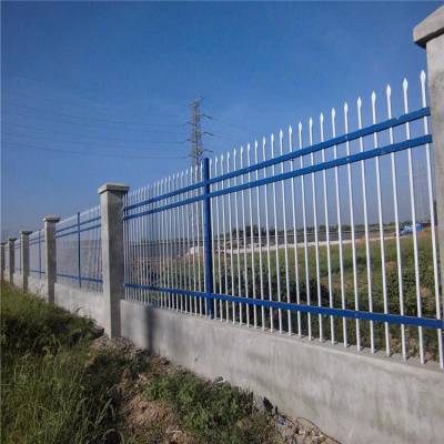 晨翔农场种植园艺围栏 锌钢护栏 组装式铁艺钢管焊接防护栏杆定制
