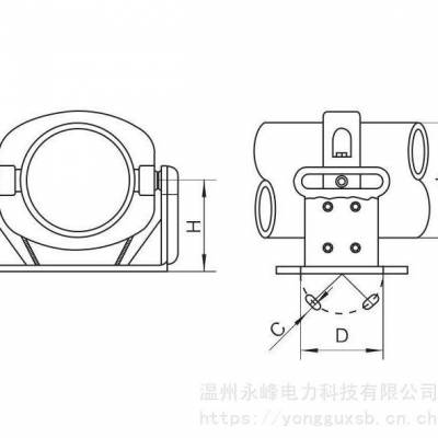 金具MGGH-120Z 滑动支撑 MGGH-100Z