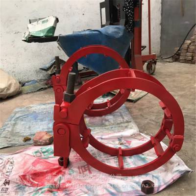 红色管道对口器 可微调双顶丝对口器 燃气管道焊接对接器