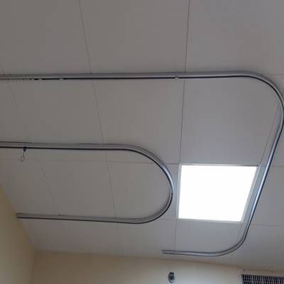 赣州医用轨道厂家@U型医用输液滑道@L形隔帘轨道规格报价