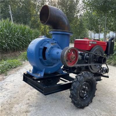 灌溉排水混流泵 柴油机高扬程喷灌泵 柴油机10寸水泵