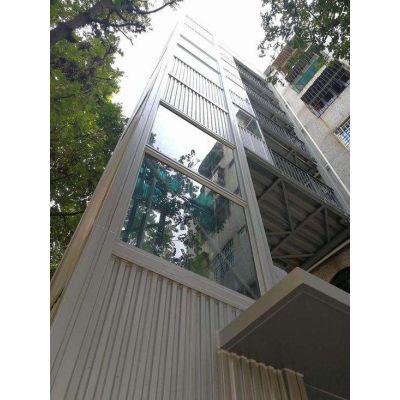 7层旧楼加装电梯案例昌乐加装电梯淄博龙达安装电梯