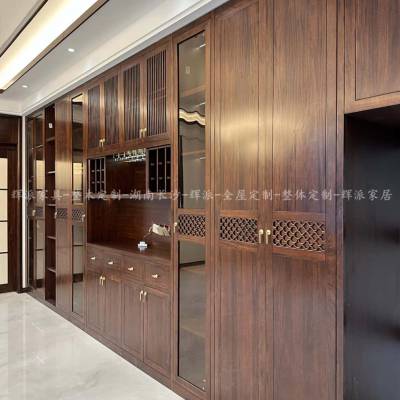 长沙全木家具实木定制,长沙实木房门,衣柜门定制设计施工