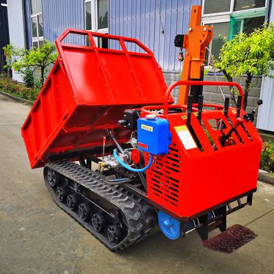 成德 卸田间山地工程履带式搬运车 小型全地形可爬坡履带运输车