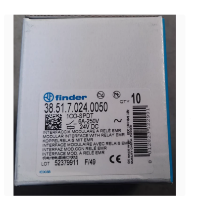 意大利FIDNER/芬德继电器 38.51.7.024.0050 24VDC 6A 成套