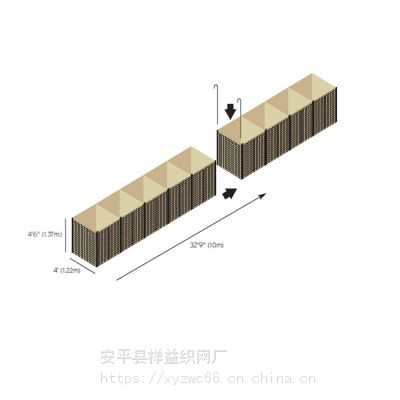 SL-14 HESCO 防洪壁垒 镀锌石笼网