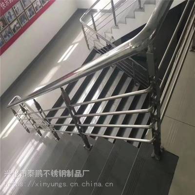 泰鹏 穿管不锈钢立柱 精品拉丝不锈钢栏杆 建筑护栏