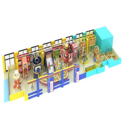 淘气堡儿童室内游乐场设备大小型滑梯亲子餐厅积木乐园定制