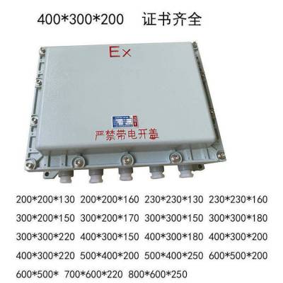 防爆配电空箱 接线箱 控制箱 防爆铸铝箱定制
