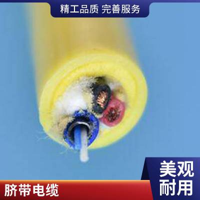 防海水屏蔽8芯六类网线加电源3*2.5 零浮力脐带电缆