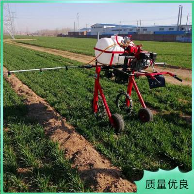 农用灭虫打药机 宽幅喷杆喷药机 手扶自走式喷雾器