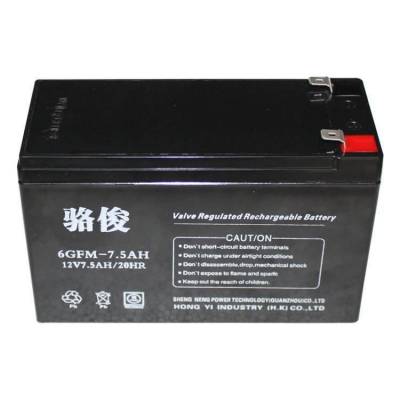 骆俊蓄电池6GFM-7AH 12V7AH/20HR EPS应急电源专用