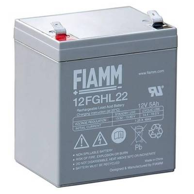 FIAMM***蓄电池12FGHL22 12V5AH 精密仪器电池