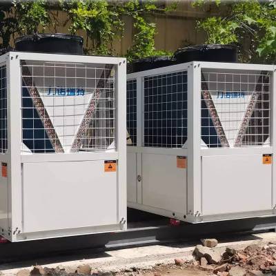 力诺空气能供暖系统施工 学校宿舍热水系统 25P热泵机组