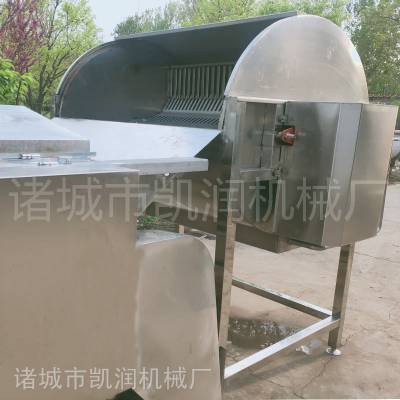 A凯润自动化鸭子烫脱一体机 不锈钢大鹅烫脱一体机烫毛稳定脱毛干净
