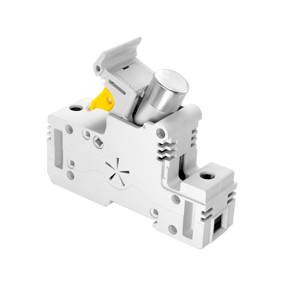 直流储能熔断器底座DC1500V光伏专用短路保护保险丝熔断座80A