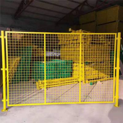 车间隔离网生产厂家 室内仓库隔离栅 浸塑铁丝框架护栏网