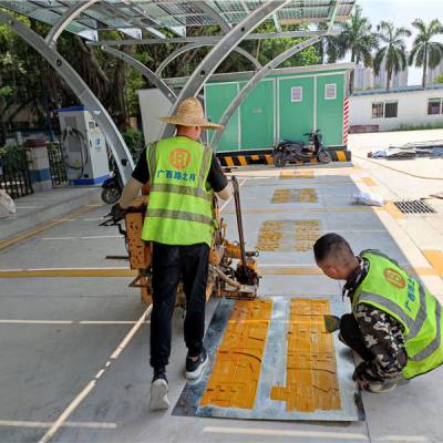 崇左办公楼消防通道地面划线-扶绥道路标线施工